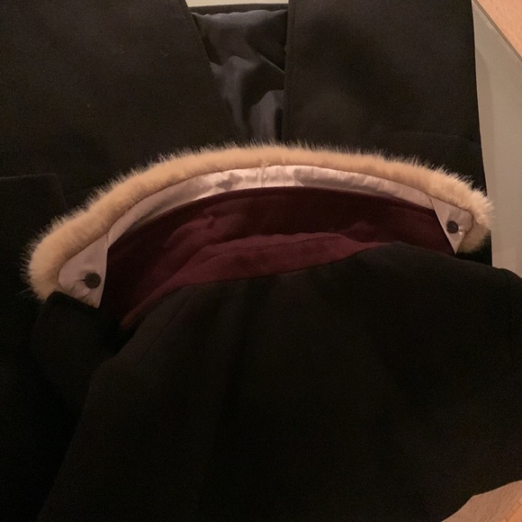 BNWT TOPSHOP AUTUMN JACKET CASHEMIRE WOOL COAT SZ UK6 US 2 Removable Collar - Picture 8 of 8